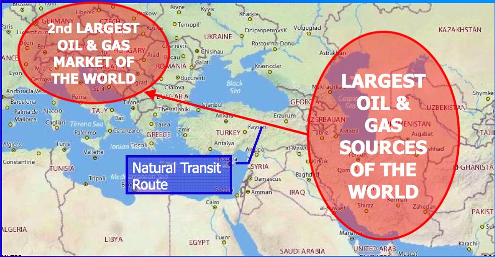 gasSupplyAndDemand The Wars in the Middle East and North Africa Are NOT Just About Oil ... Theyre Also About GAS